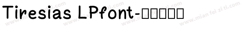 Tiresias LPfont字体转换